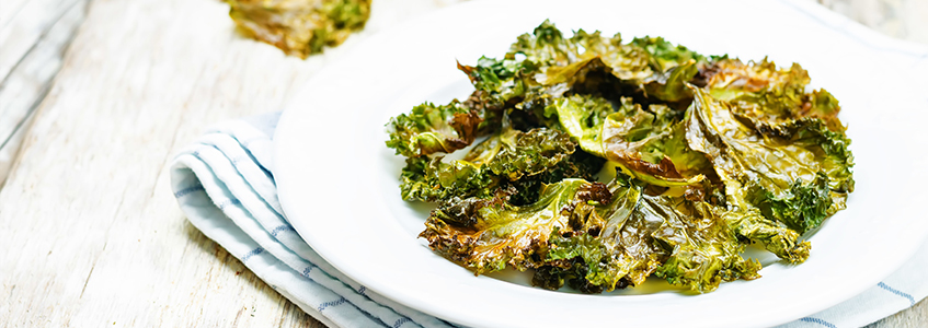 Frunze de kale crocante