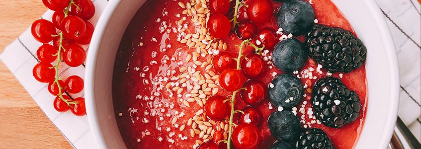 Smoothie cu fructe de pădure