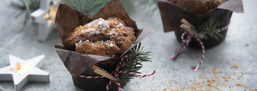 Brioșe cu ciocolată și cardamom