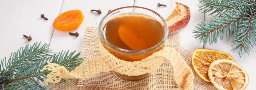 O infuzie aromată de fructe uscate