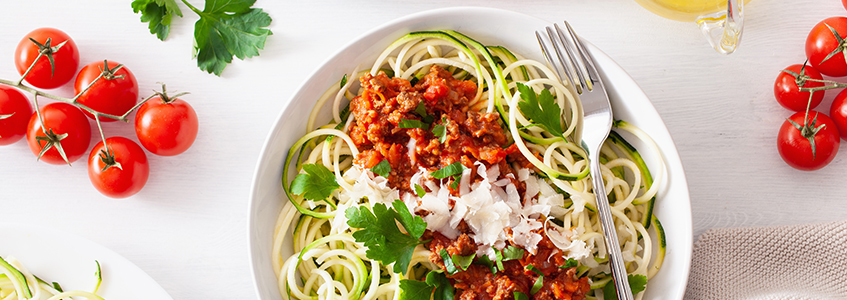 Noodles cu sos Bolognese