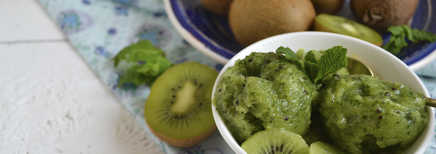 Sorbet răcoritor de kiwi 