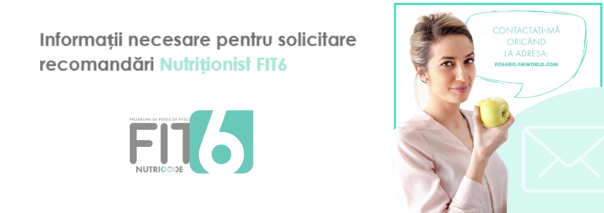 Cum intru în contact cu Nutriționistul Programului FIT6?