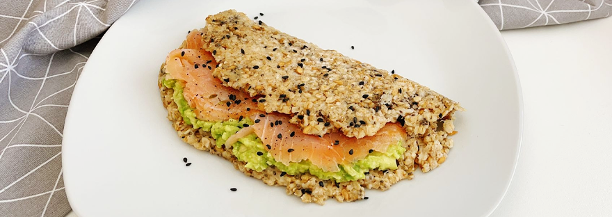 „Taco” din fulgi de ovăz