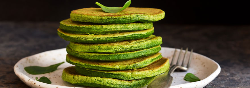 Pancakes cu spanac