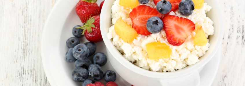 Brânză de vaci cu fructe aromate